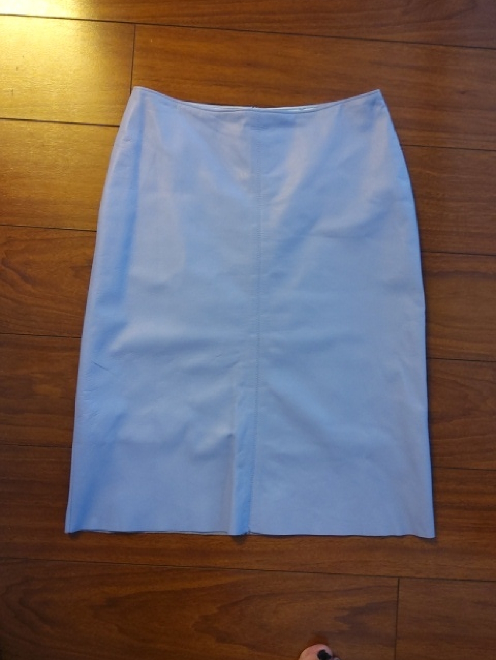 💥NWOT💥Periwinkle Blue Leather Skirt